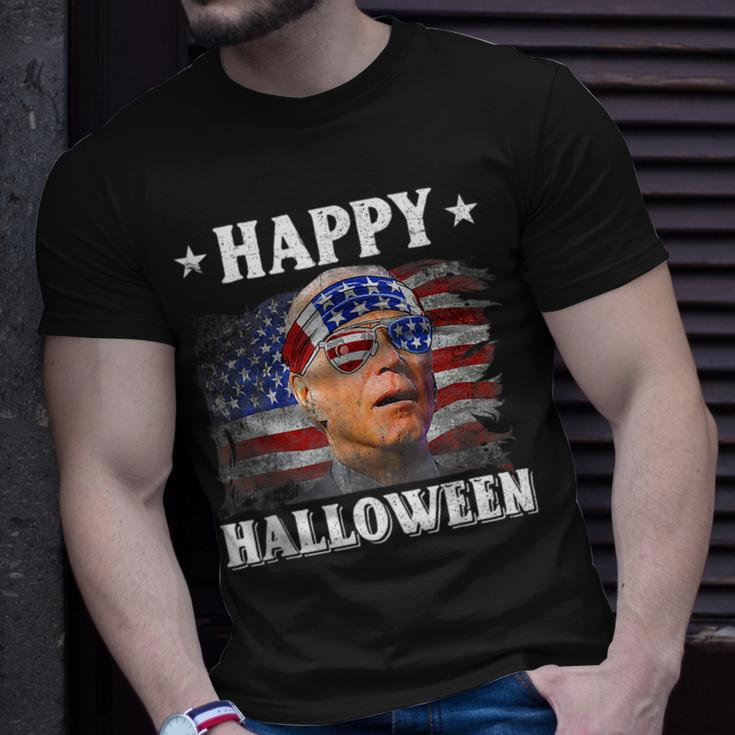 Funny Joe Biden Happy Halloween Confused 4Th Of July 2023 Unisex T-Shirt Gifts for Him