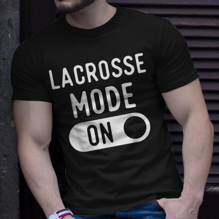 Funny Lacrosse ModeGifts Ideas For Fans & Players Lacrosse Funny Gifts Unisex T-Shirt Gifts for Him