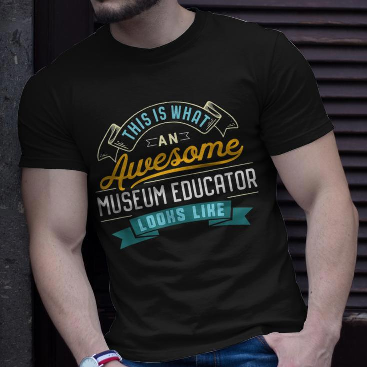 Museum Educator Awesome Job Occupation T-Shirt Gifts for Him