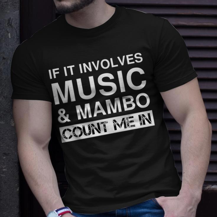 Music And Mambo Dancer Cuban Dancing Latin Dance T-Shirt Gifts for Him