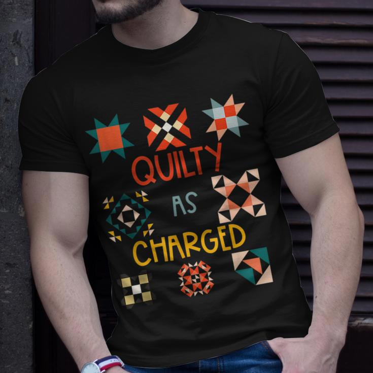 Funny Quilty As Charged Unisex T-Shirt Gifts for Him