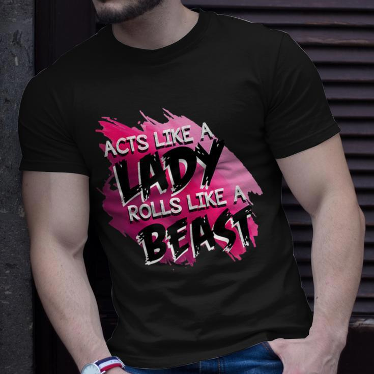 Rolls Like A Beast Brazilian Jiu Jitsu Bjj Gi T-Shirt Gifts for Him