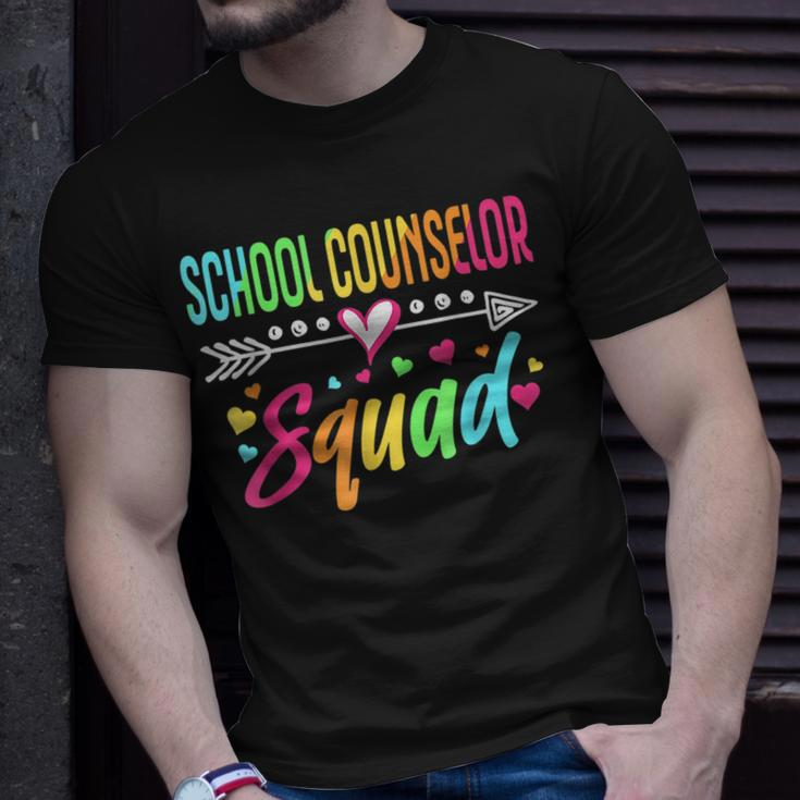 Funny School Counselor Squad Welcome Back To School Gift Unisex T-Shirt Gifts for Him