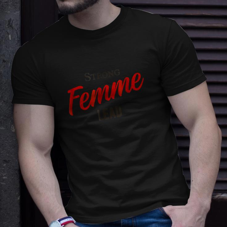 Strong Femme Lead Horror Nerd Geek Graphic Geek T-Shirt Gifts for Him