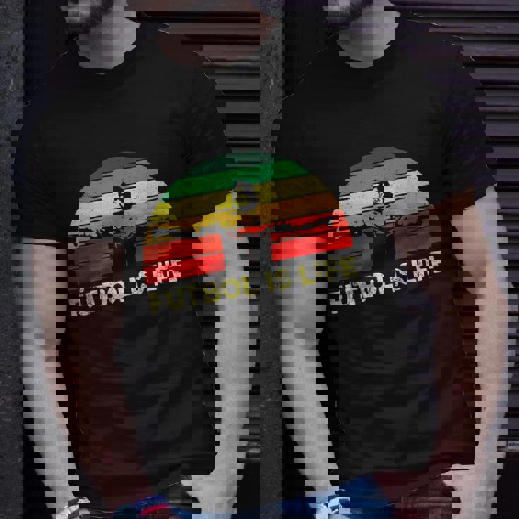 Futbol Is Life Retro Vintage Unisex T-Shirt Gifts for Him