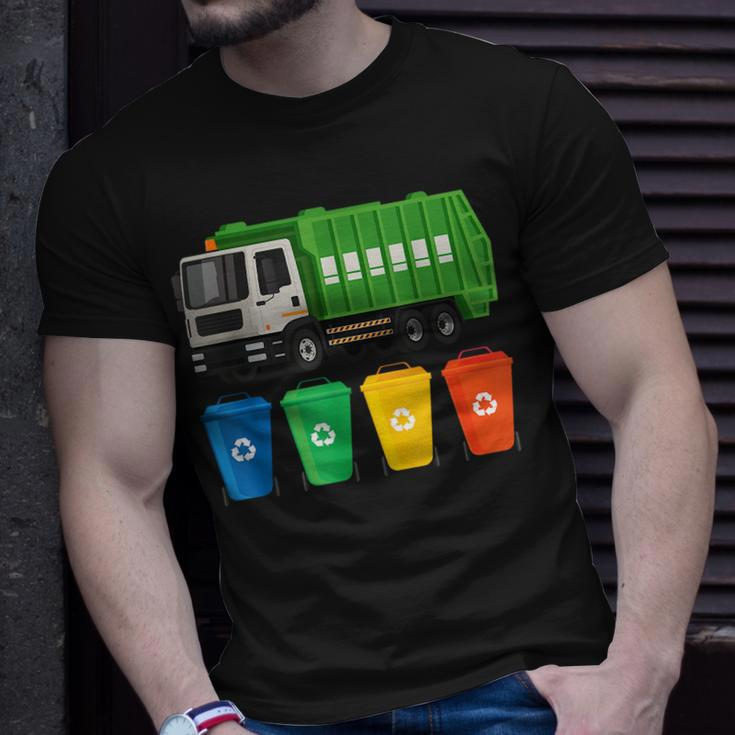 Garbage Truck Truck Trash Recycling Lover Waste Management Unisex T-Shirt Gifts for Him