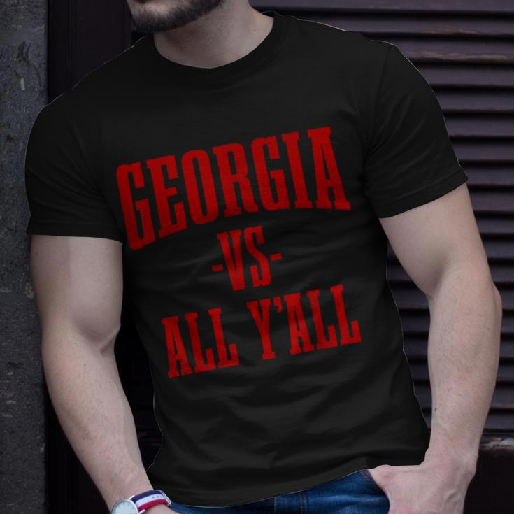 Georgia Vs All Y'all The Peach State Vintage Pride T-Shirt Gifts for Him