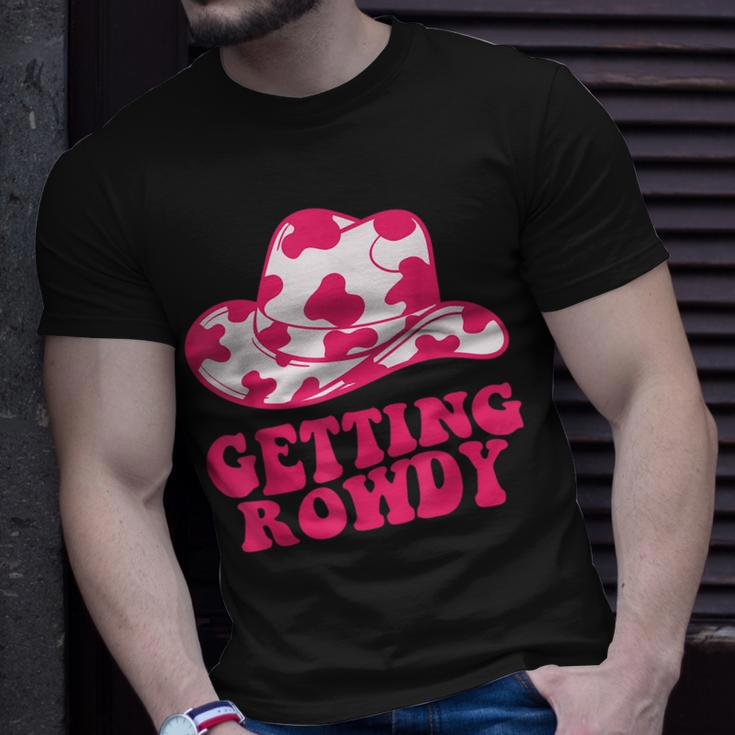 Getting Rowdy Getting Hitched Nashville Bachelorette Party T-Shirt Gifts for Him