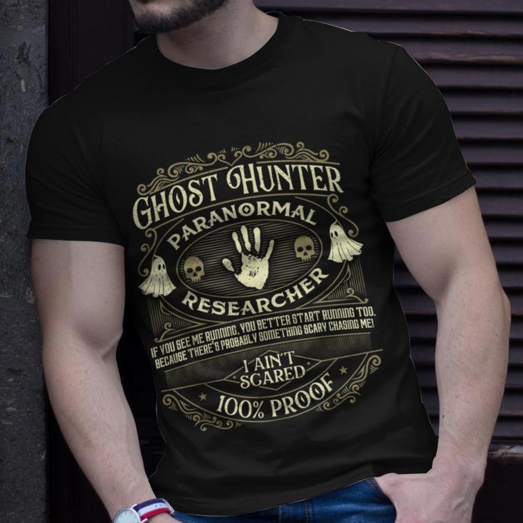 Ghost Hunter - Ghost Hunting Halloween Paranormal Activity Unisex T-Shirt Gifts for Him