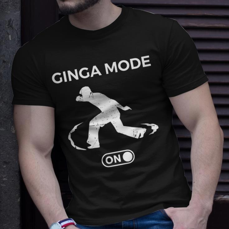 Ginga Mode On Angola Capoira Music Brazilian Capoeira T-Shirt Gifts for Him