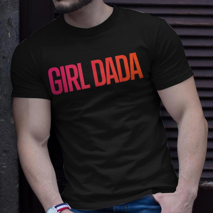 Girl Dada For Dad Vintage Proud Father Of Girl Dada Gift For Mens Unisex T-Shirt Gifts for Him