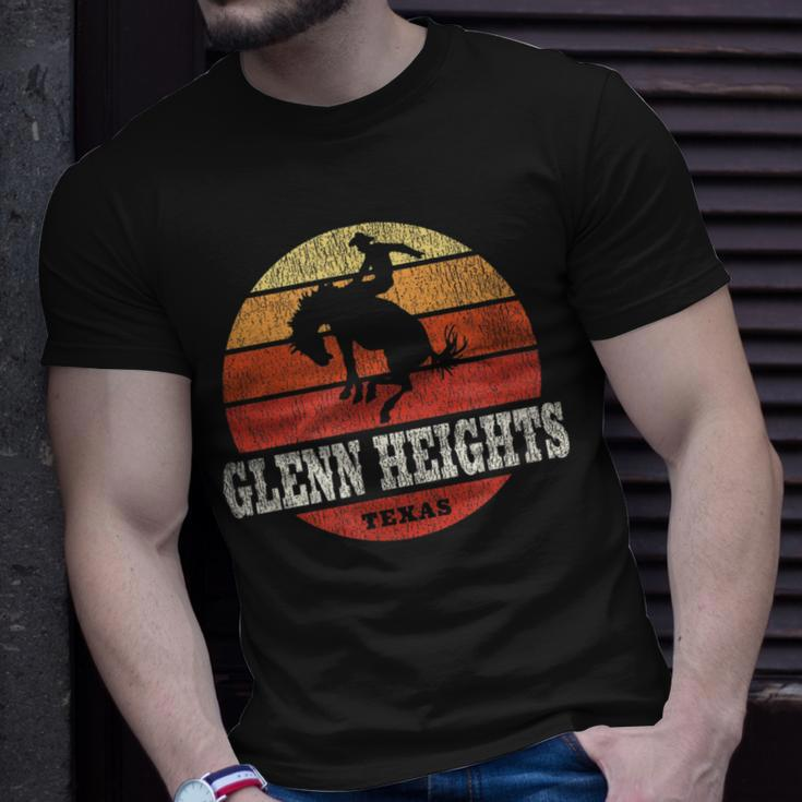 Glenn Heights Tx Vintage Country Western Retro T-Shirt Gifts for Him