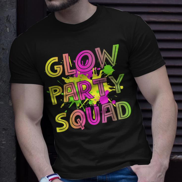 Glow Party Squad Lets Glow Crazy 80S Retro Costume Party Unisex T-Shirt Gifts for Him
