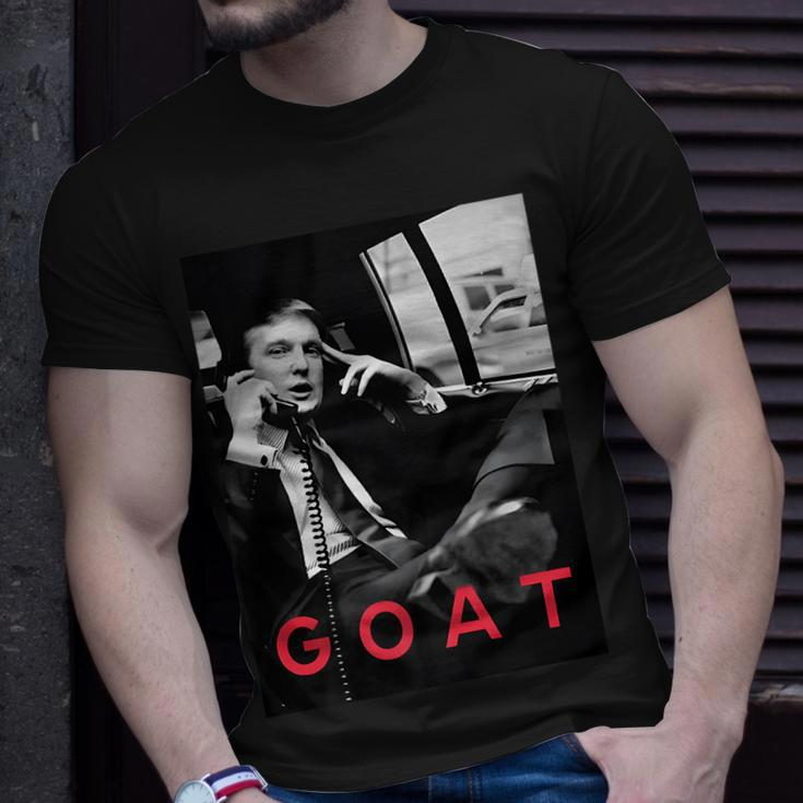 Goat Vote Trump 2024 Support Republican Pro America T-Shirt Gifts for Him
