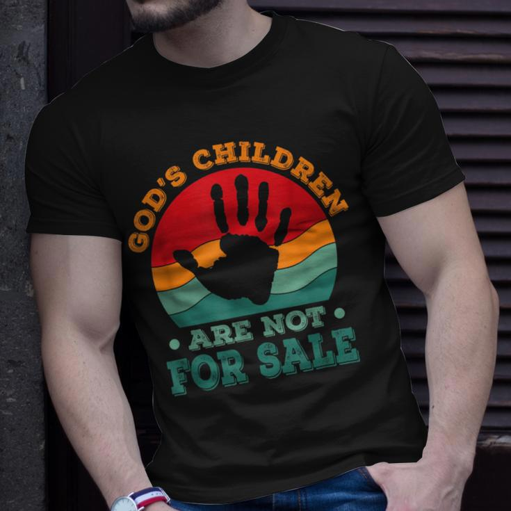 Gods Children Are Not For Sale Funny Quote Gods Childre Unisex T-Shirt Gifts for Him