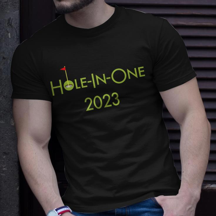 Golf Hole In One 2023 Sport Themed Golfing Design For Golfer Unisex T-Shirt Gifts for Him