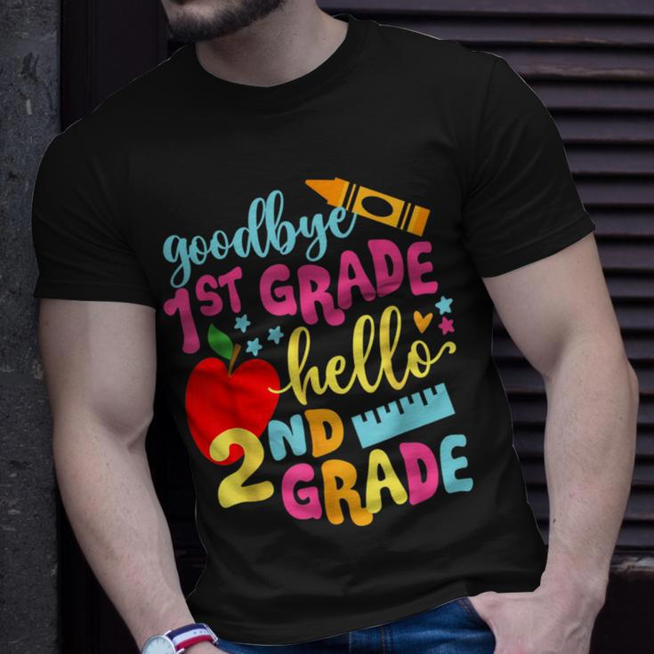 Goodbye 1St Grade Class Of 2023 Graduate Hello 2Nd Grade Unisex T-Shirt Gifts for Him