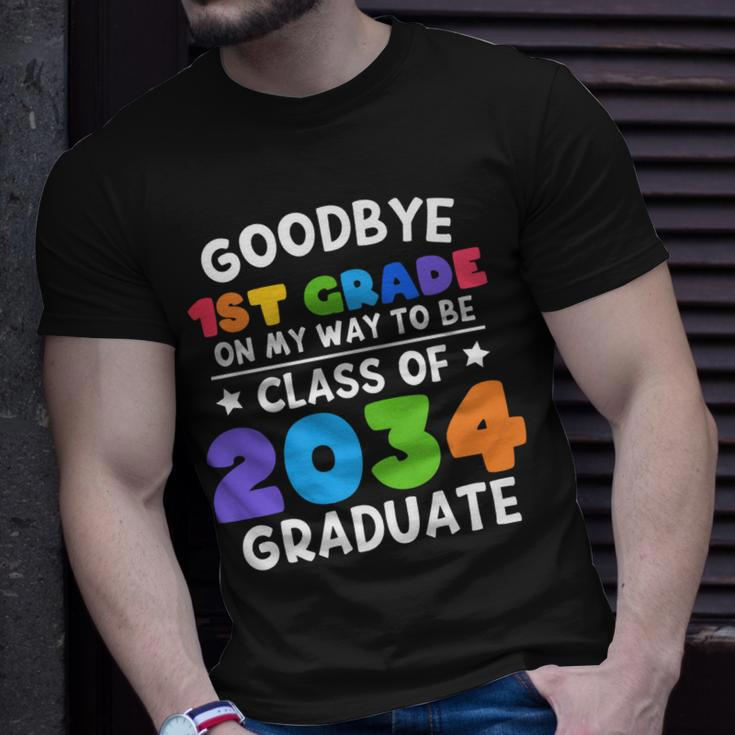 Goodbye 1St Grade Class Of 2034 Graduate 1St Grade Cute Unisex T-Shirt Gifts for Him