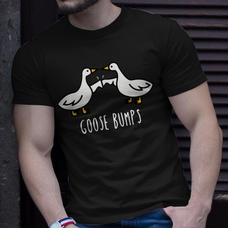 Goose Bumps Humorous Pun For Dad Joke Lovers T-Shirt Gifts for Him