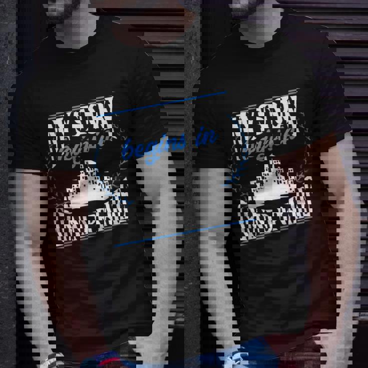 Grand Prairie Born In Grand Prairie T-Shirt Gifts for Him