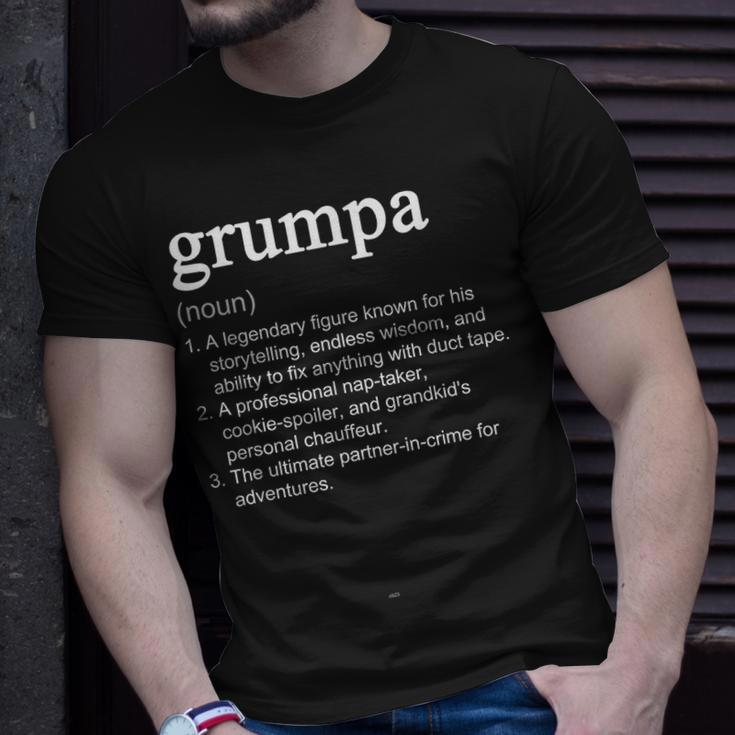 Grumpa Definition Funny Cool Unisex T-Shirt Gifts for Him