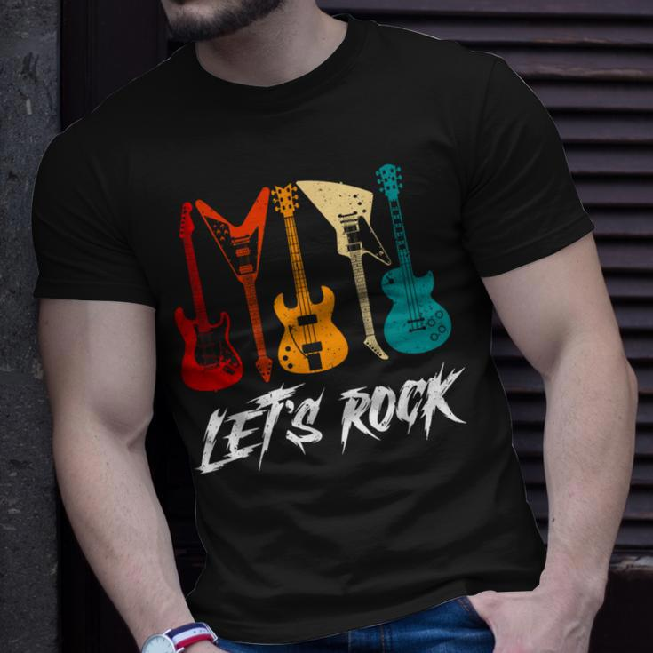 Guitar Player Guitarist Rock Music Lover Guitar T-Shirt Gifts for Him