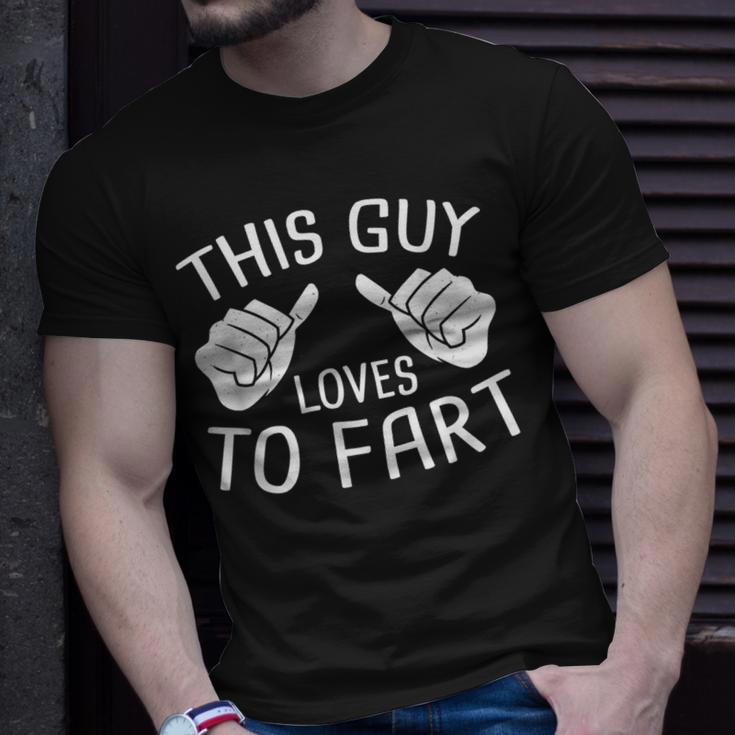 This Guy Loves To Fart T-Shirt Gifts for Him