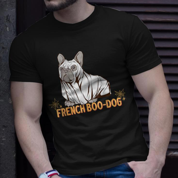 Halloween French Bulldog Dog Frenchie Spooky Ghost T-Shirt Gifts for Him