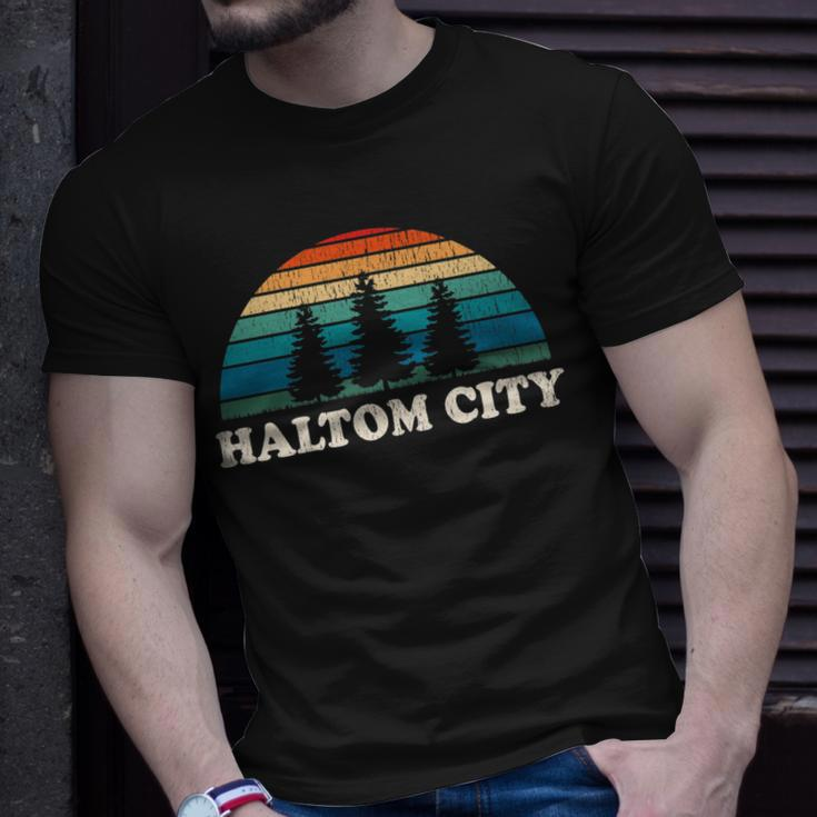 Haltom City Tx 70S Retro Throwback T-Shirt Gifts for Him