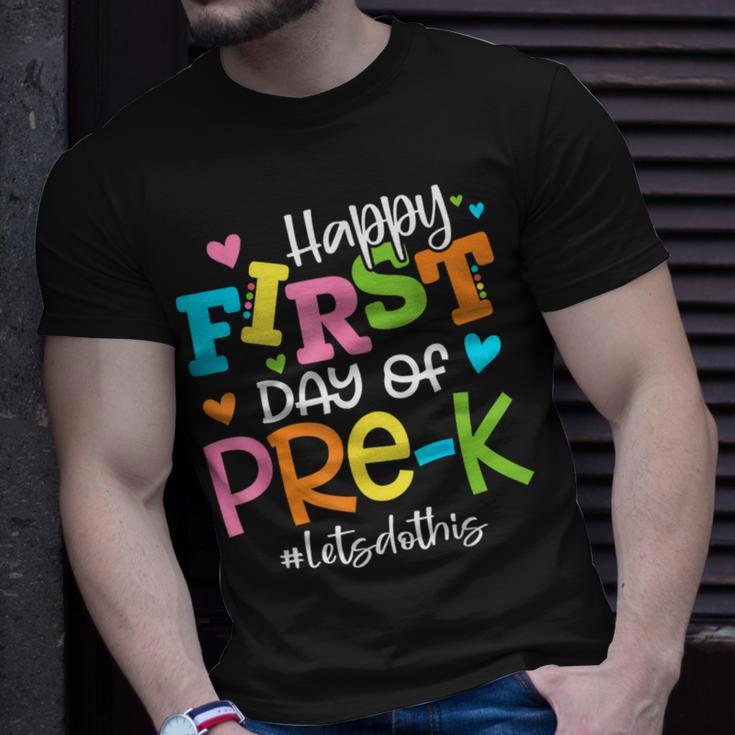 Happy First Day Of Pre-K Let's Do This Back To School T-Shirt Gifts for Him