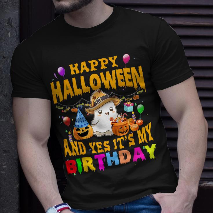 Happy Halloween And Yes It's My Birthday Halloween Party T-Shirt Gifts for Him