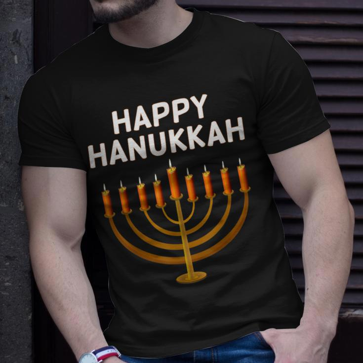 Happy Hanukkah Ugly Christmas Sweater T-Shirt Gifts for Him