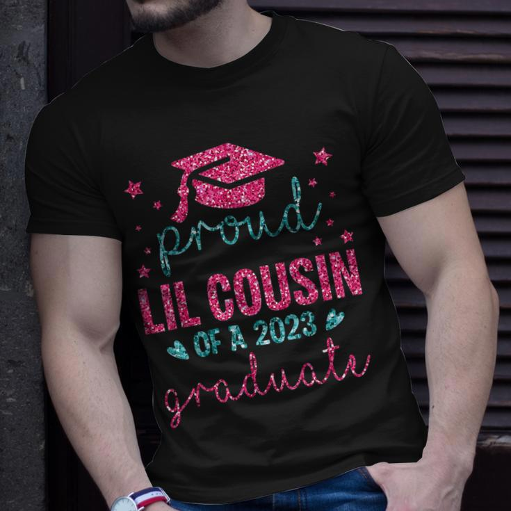 Happy Last Day Of School Proud Lil Cousin Of A 2023 Graduate Unisex T-Shirt Gifts for Him