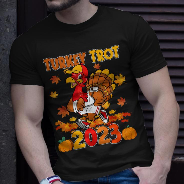 Happy Thanksgiving Day 2023 Pumpkin And Run Cute Turkey Trot T-Shirt Gifts for Him