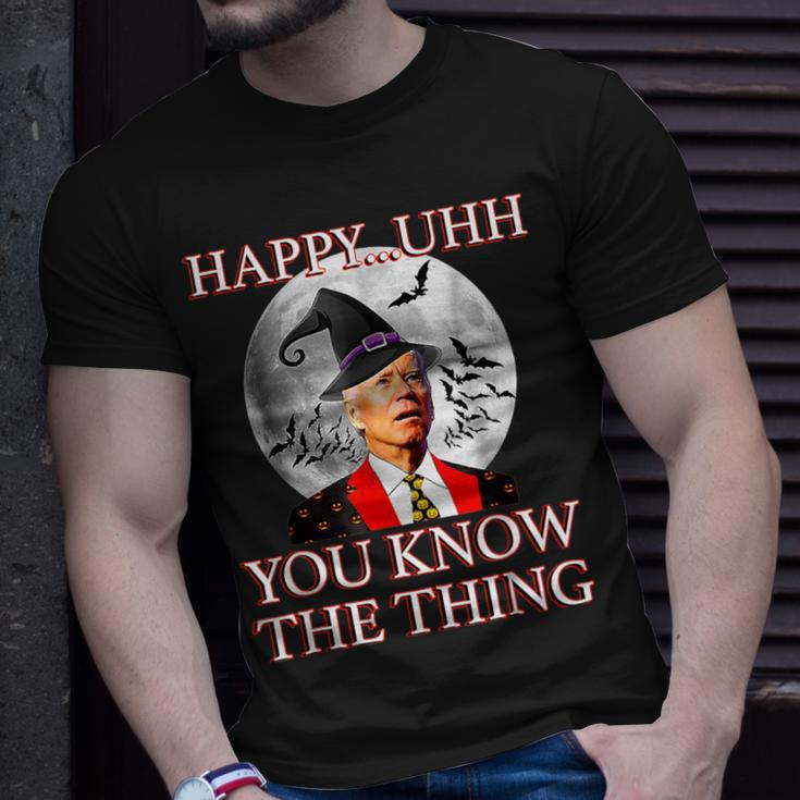 Happy Uh You Know The Thing Joe Biden Halloween T-Shirt Gifts for Him