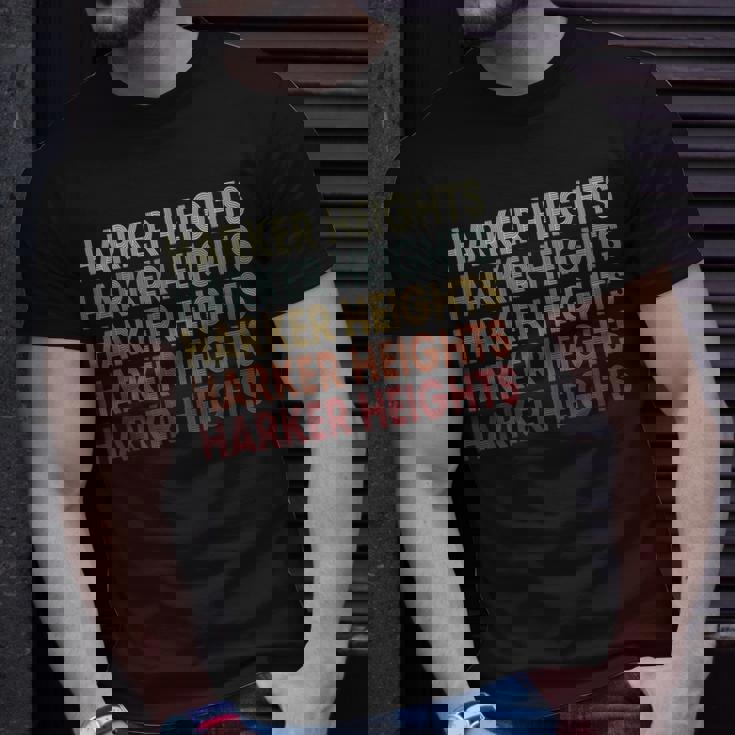 Harker-Heights Texas Harker-Heights Tx Retro Vintage Text T-Shirt Gifts for Him