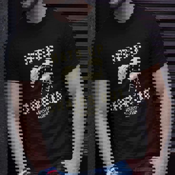 Hats Up Chairs Out Montgomery Alabama Riverboat Brawl T-Shirt Gifts for Him