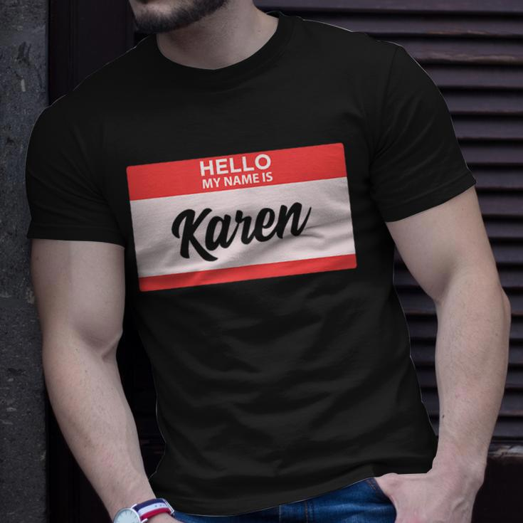Hello My Name Is Karen Back To School T-Shirt Gifts for Him