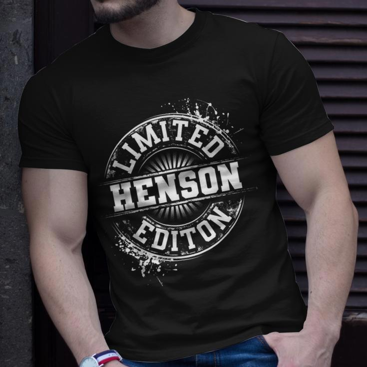 Henson Funny Surname Family Tree Birthday Reunion Gift Idea Unisex T-Shirt Gifts for Him