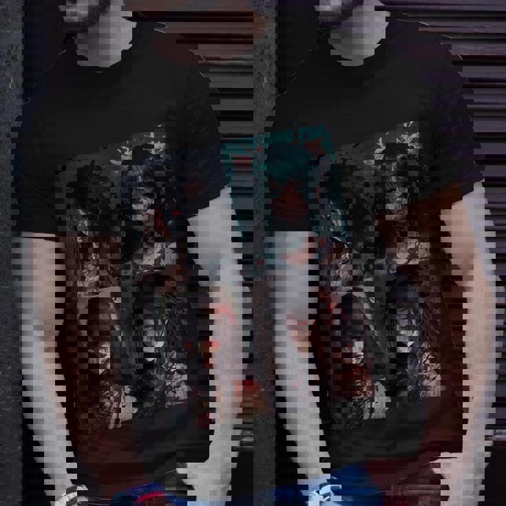 Horror Anime Girl Japanese Aesthetic Anime Otaku Japanese T-Shirt Gifts for Him