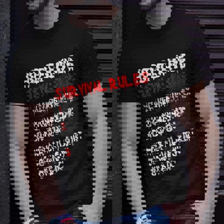 Horror Movie Rules 80S Horror Movie 80S T-Shirt Gifts for Him
