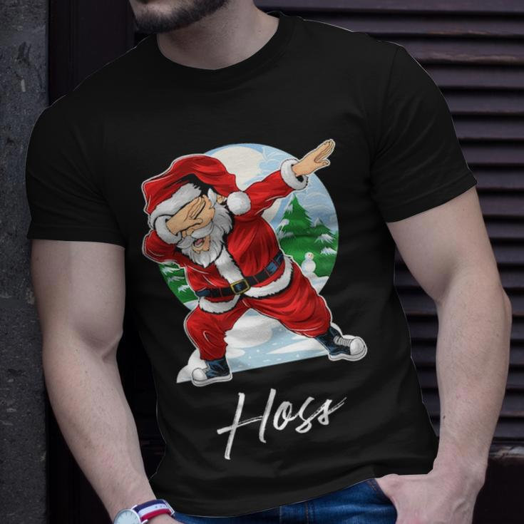 Hoss Name Gift Santa Hoss Unisex T-Shirt Gifts for Him