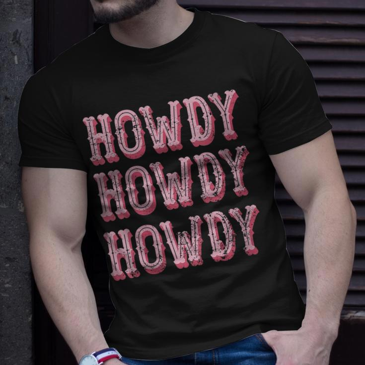 Howdy Rodeo Women Vintage Western Country Southern Cowgirl Gift For Womens Unisex T-Shirt Gifts for Him