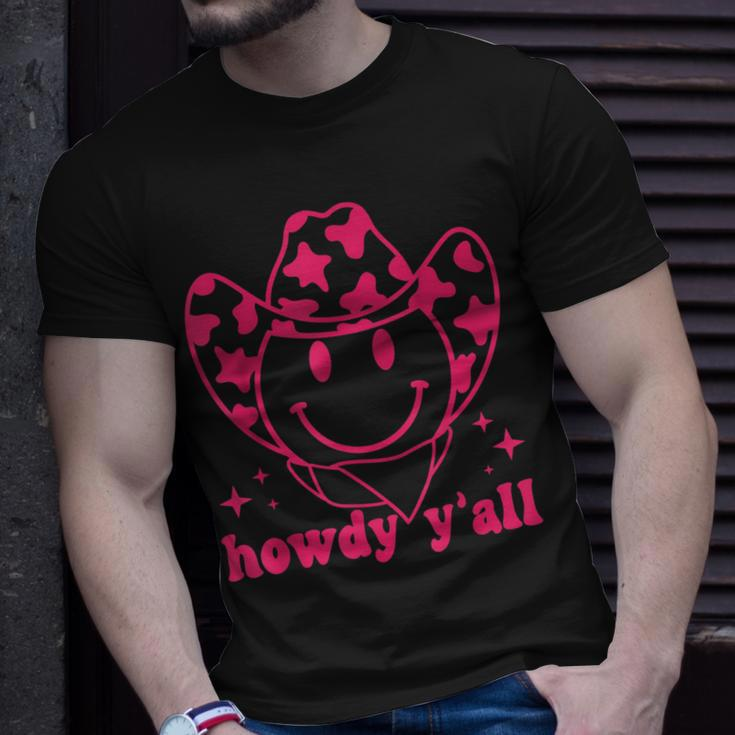 Howdy Yall Rodeo Western Country Southern Cowgirl & Cowboy Unisex T-Shirt Gifts for Him