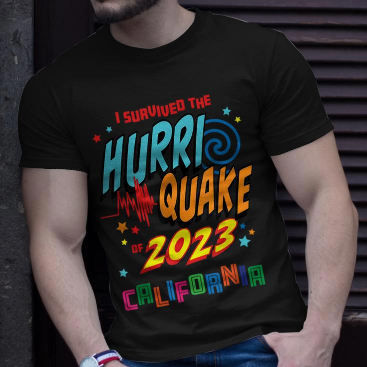 Hurriquake Hurri Quake 2023 California Hurriquake Survivor T-Shirt Gifts for Him