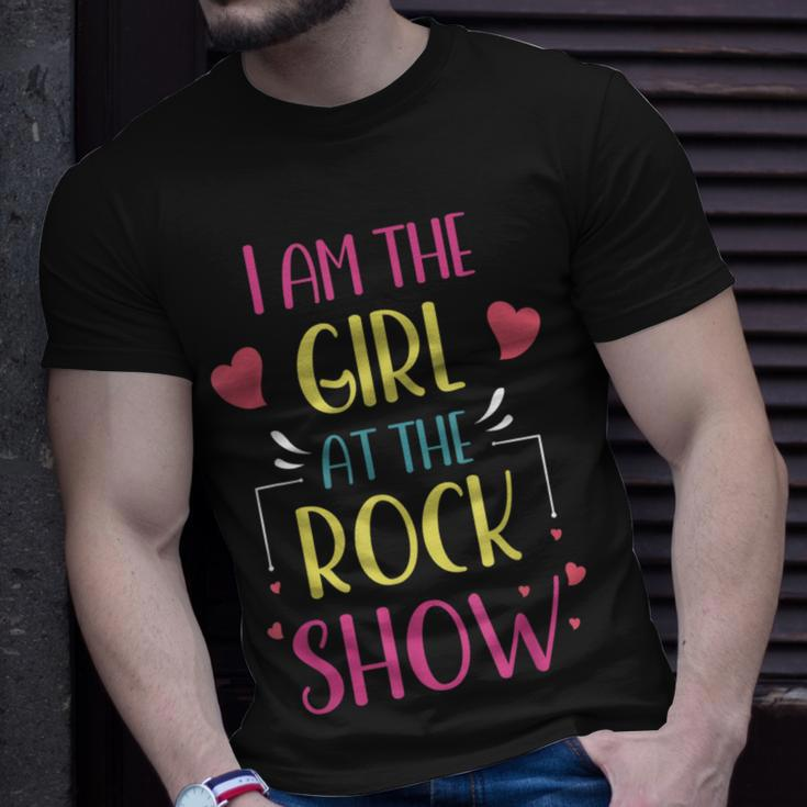 I Am The Girl At The Rock Show Rock Music Lover Vintage Unisex T-Shirt Gifts for Him
