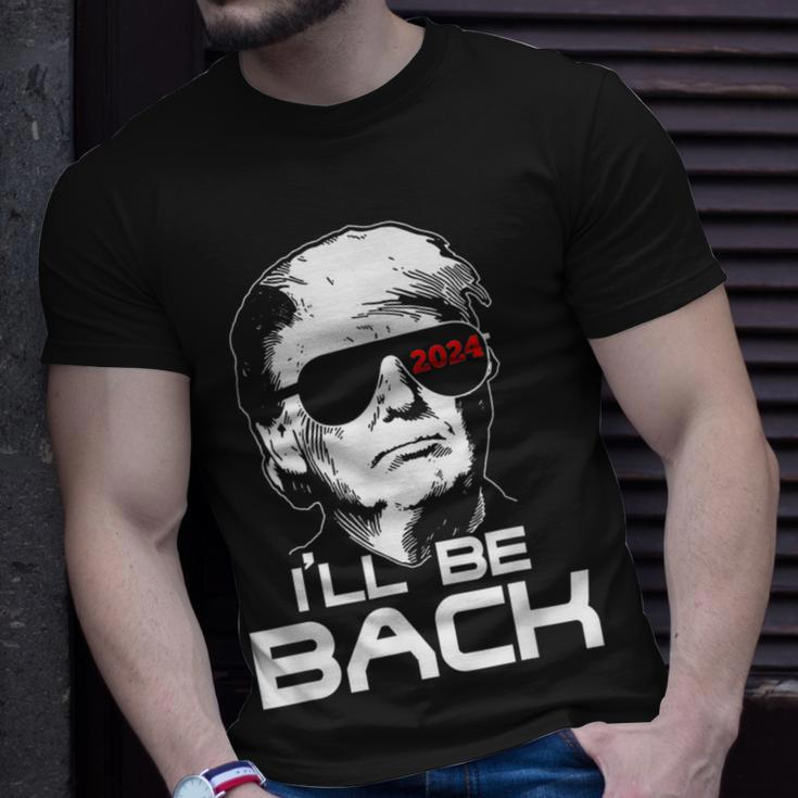 Ill Be Back Trump 2024 Vintage Trump Unisex T-Shirt Gifts for Him