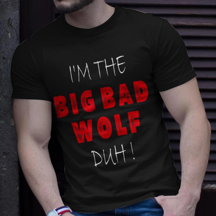 I'm The Bad Wolf Duh Costume Halloween Party T-Shirt Gifts for Him