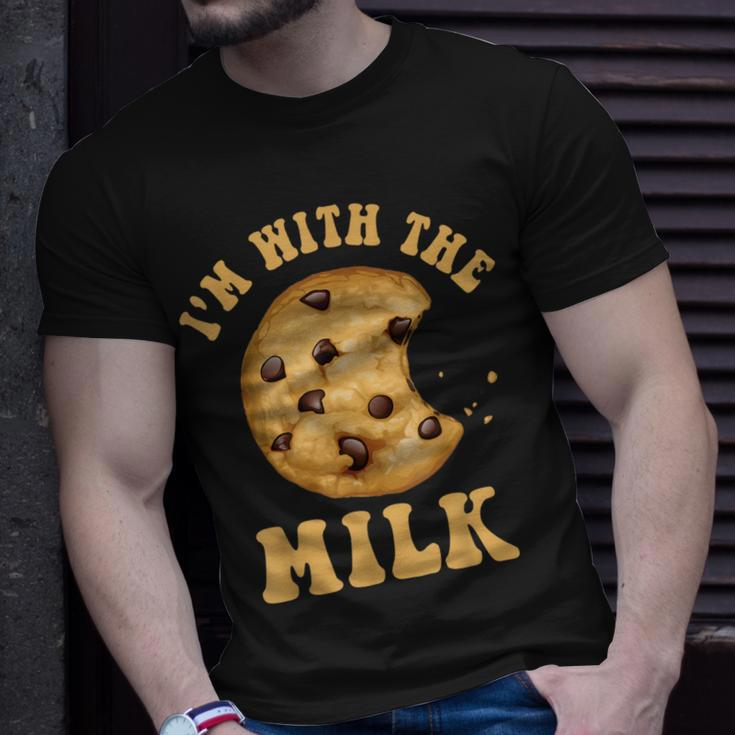 I'm With The Milk And Cookie Couples Matching Costumes T-Shirt Gifts for Him