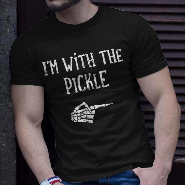 I'm With The Pickle Matching Couple Costume Halloween T-Shirt Gifts for Him